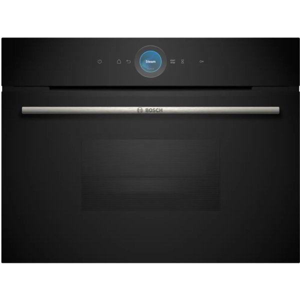 Bosch Series 8 60 x 45 cm Built-in Steamer - Black (CDG714XB1)