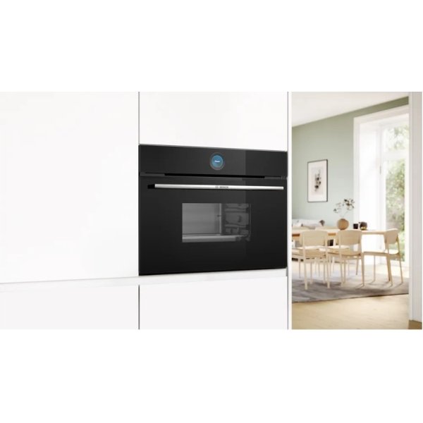 Bosch Series 8 60 x 45 cm Built-in Steamer - Black (CDG714XB1) - Image 4