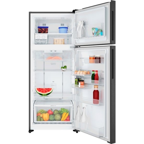 Electrolux 431L 700 Series Top Freezer Refrigerator - Matte Charcoal Black Steel (ETM4302C-B) - Image 4