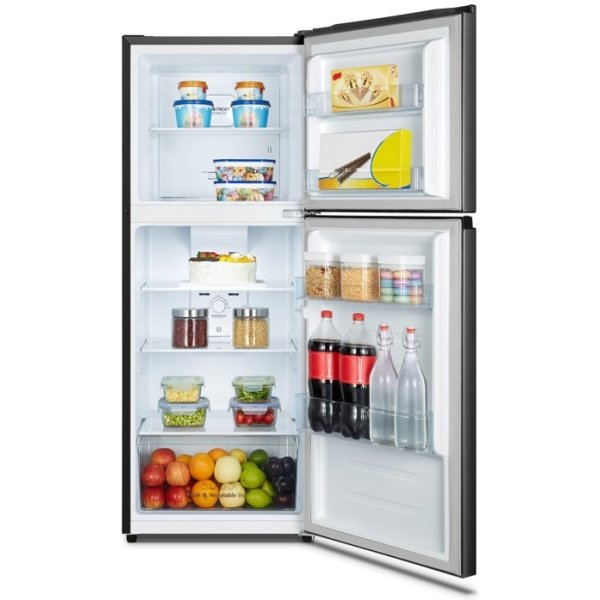Hisense 240L 2 Door Inverter Refrigerator - Black Metal (RT286N4ABN) - Image 4