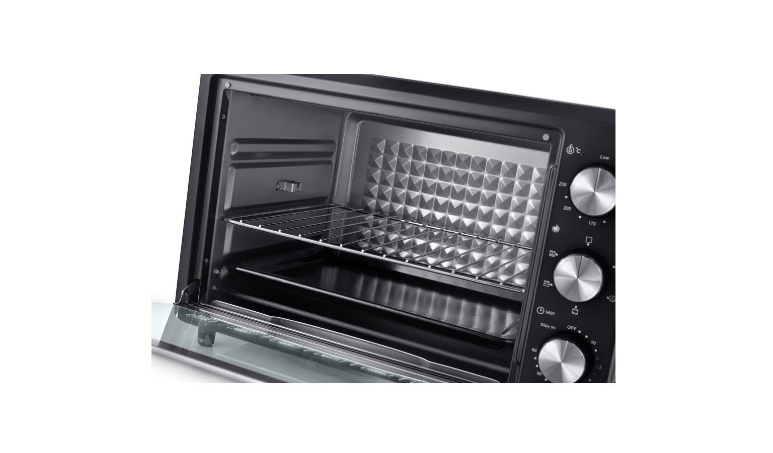 Pensonic 35L Electric Oven - Black (PEO-3511) - Image 3