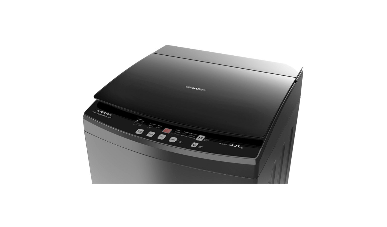 Sharp 14KG Fully Auto Inverter Washing Machine - Starry Sky Grey (ESW-14SM) - Image 4