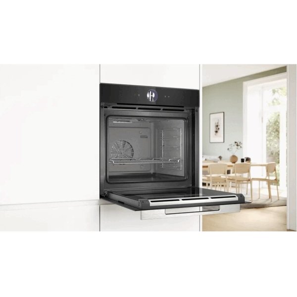 Bosch 60CM Series 8 Built-in Oven - Black (HBG7563B1) - Image 4